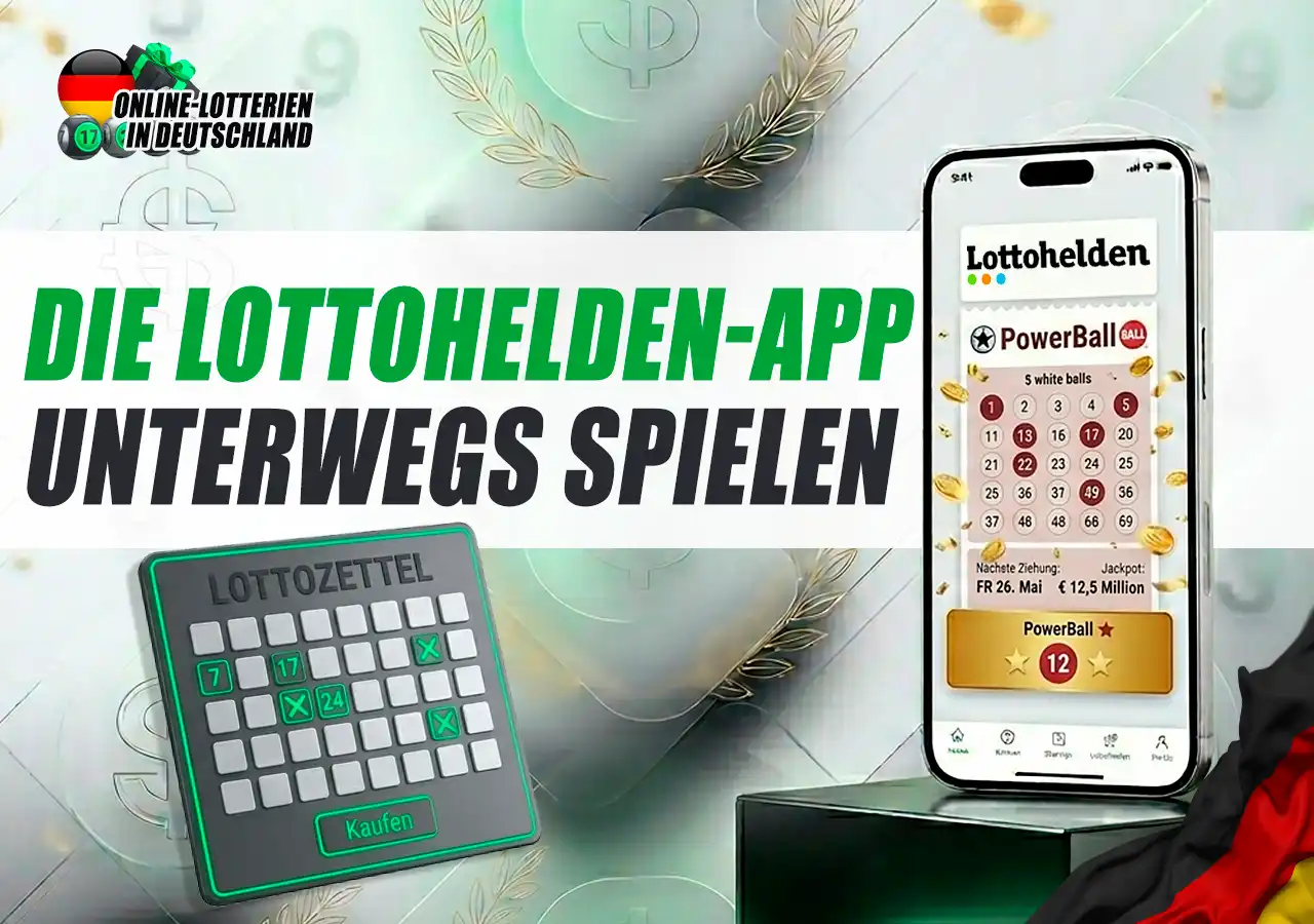 Die offizielle Lottohelden App für iOS und Android Smartphones herunterladen.